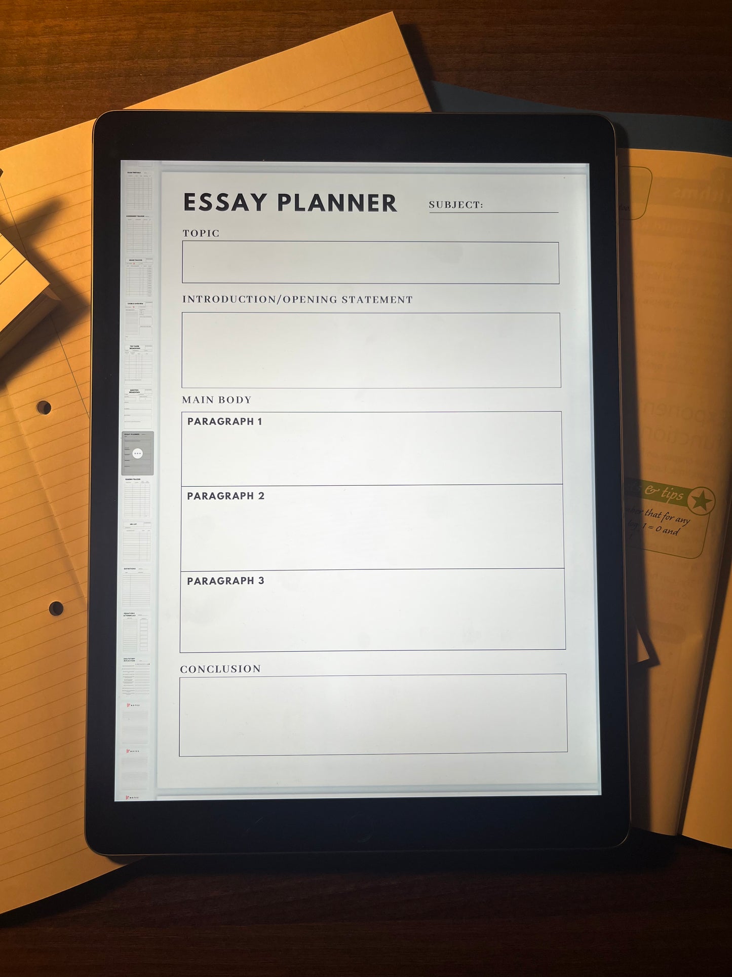 The Straight A Student Study Planner 🗓